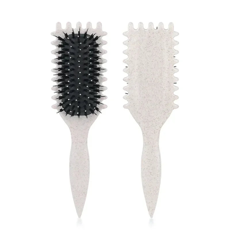 Brosse Curly Définition & Démêlage – Outil Multifonction pour Cheveux Frisés